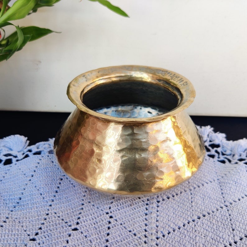 Antique Brass Oil and Ghee Vessel Set Unique Shaped Serving Etsy