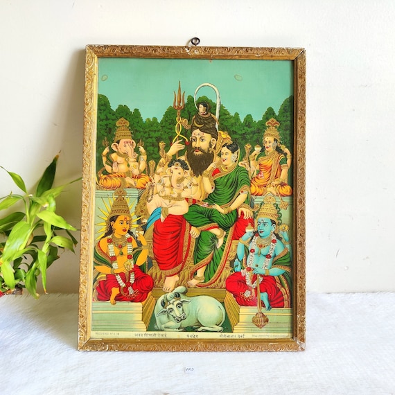 Vintage Raja Ravi Varma Printing Press Print of - Etsy
