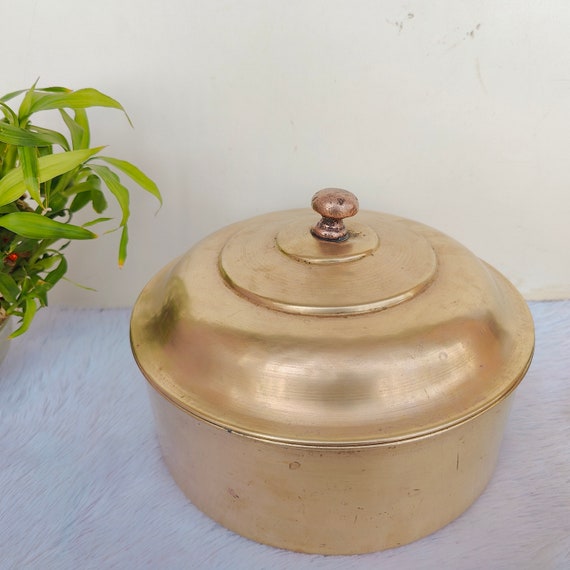 Antique Brass Storage Container | Solid Snacks Ca… - image 2