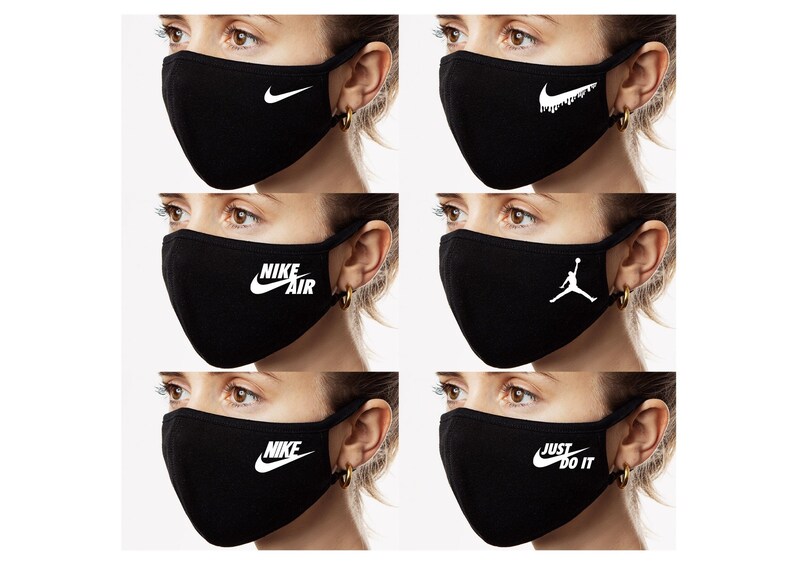 Nike Gesichtsmaske nike swoosh Maske jordan Maske nike Etsy