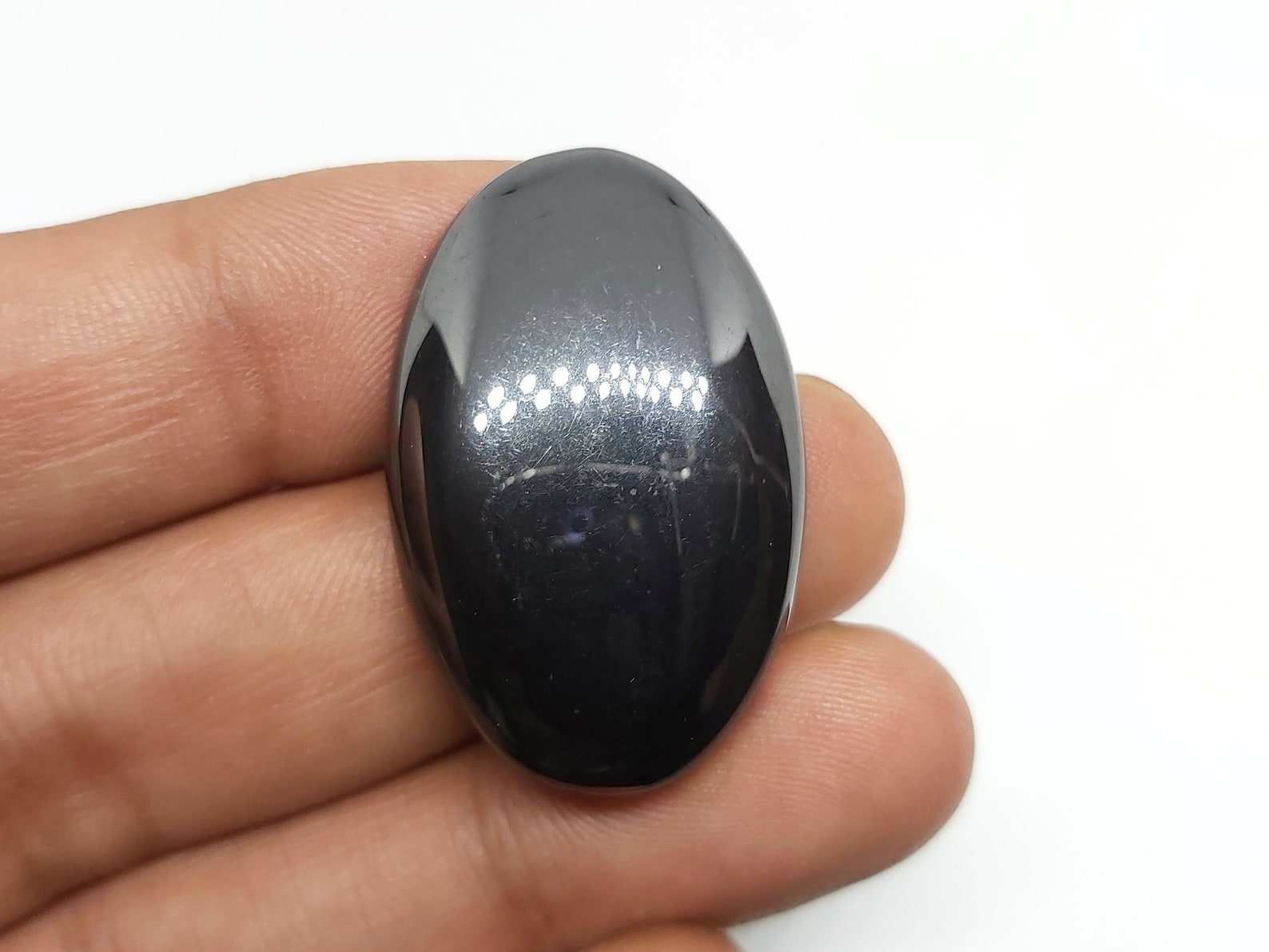 Natural HEMATITE OVAL Cabochon Loose Gemstone For Wire Etsy