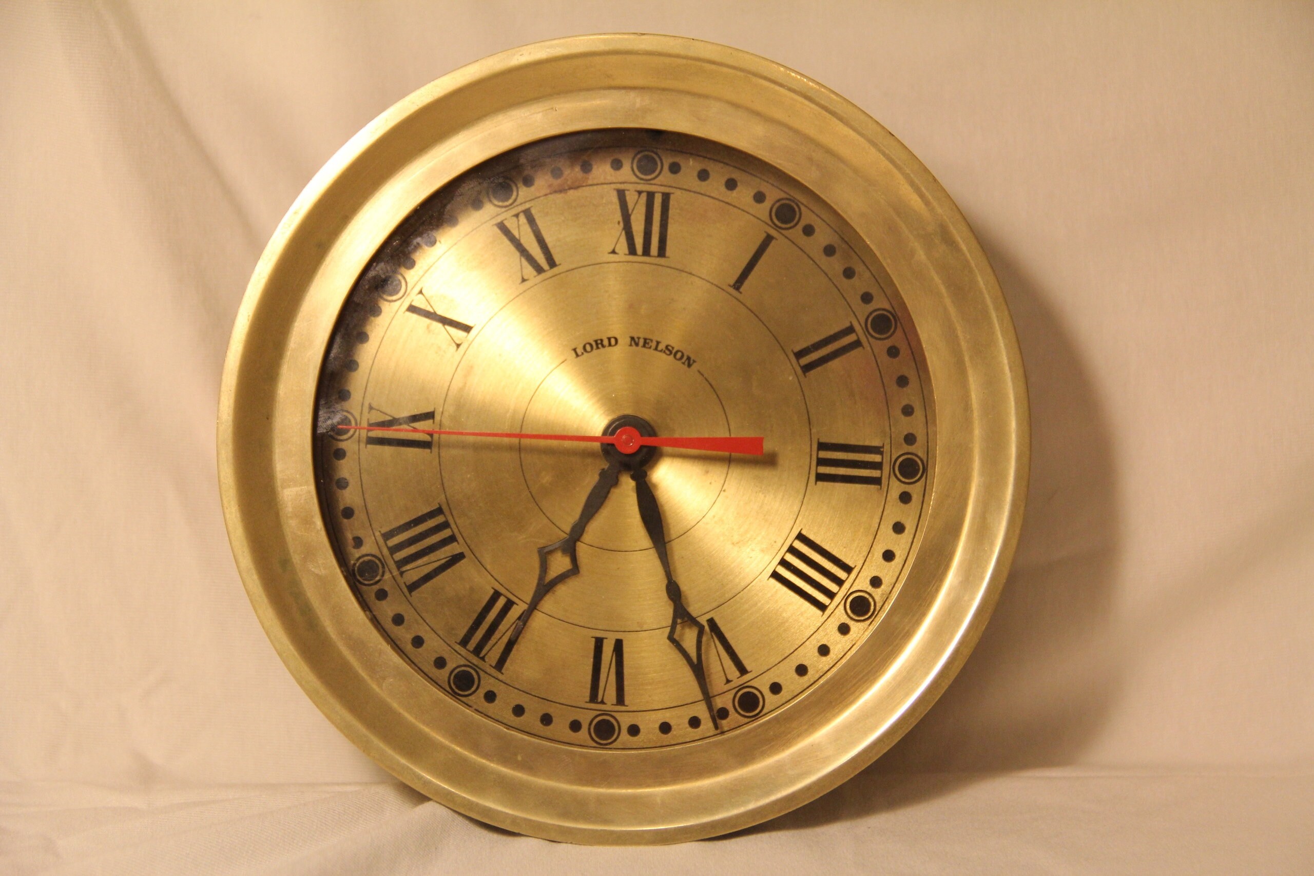 Lord Nelson brass nautical clock vintage marine wall decor Etsy