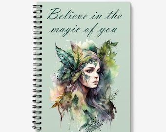 A5 Notebook Spiral Bound Believe in the magic of you