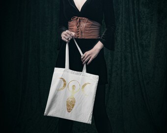 Westford Mill Promo Shoulder Tote Bag Triple Moon Goddess