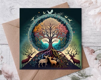 Tapestry of Life Greetings Card