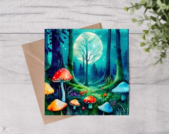 Midnight Toadstools: A Glimpse of Enchantment