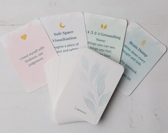 Mindfulness Prompt Cards | Unfrazzled Reflection Deck, 50-Card Set