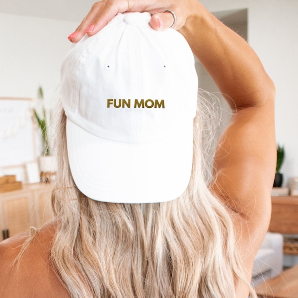 Fun Mom Hat, New Mom Gift, Mother's Day Gift, Embroidered Hat, Expecting Mom Gift, Mama Gift, Pregnancy Announcement Gift, Baby Shower Gift