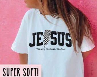Jesus Shirt for Kids Christian Tee for Kids Jesus Tshirt Toddler Christian Shirt Christian Kids Shirt Youth Christian Tee Kid Jesus T-Shirt