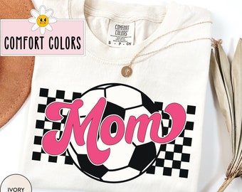 Soccer Mom Shirt Comfort Colors® Retro Soccer Mama T Shirt Soccer Mom Tshirt Soccer Mom Gift Soccer Shirt Soccer Coach Gift Soccer Mom Tee