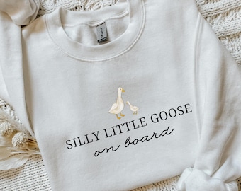 Schwangerschaft Sweatshirt Schwangerschaft Ansage Pullover Dumme Gans Baby Shower Baby offenbaren Shirt Schwangere Sweatshirt Mama zu sein Sweatshirt