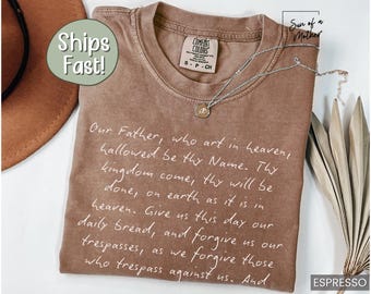 Bible Verse Shirt Pray Shirt Christian T-Shirt Comfort Colors Prayer Shirt Bible T Shirt Scripture Shirt Christianity Tshirt Church Tee