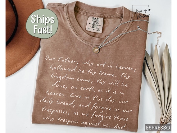 Bible Verse Shirt Pray Shirt Christian T-Shirt Comfort Colors Prayer Shirt Bible T Shirt Scripture Shirt Christianity Tshirt Church Tee