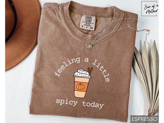 Pumpkin Spice Shirt Fall Coffee Shirt Pumpkin Season Shirt Comfort Colors Coffee Lover Tee Funny Coffee Gift Coffee TShirt Coffee T-Shirt