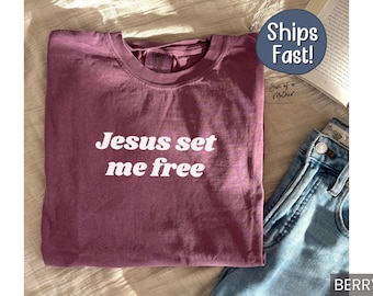 Jesus Tee Shirt Comfort Colors Jesus Shirt Jesus Tshirt God Shirt Faith T Shirt Christian Graphic Tee Christianity Shirt Jesus T-Shirt