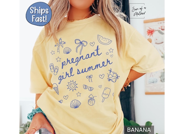 Summer Pregnancy Announcement Shirt Beach Pregnancy Announcement T Shirt Summer Baby Shower Tshirt Pregnancy Reveal Shirt Baby Reveal Tee
