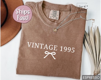 30th Birthday Gift for Women 30th Birthday Shirt Vintage 1995 Shirt 30th Birthday Present 30th Birthday Tee Vintage 1995 Birthday Tshirt