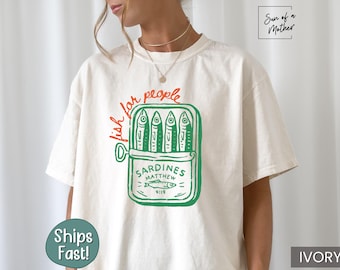 Bible Verse Tee Comfort Colors Christian Shirt Sardines Shirt La Dolce Vita Tshirt Comfort Colors Amalfi Coast Fishers of Men Bible Shirt