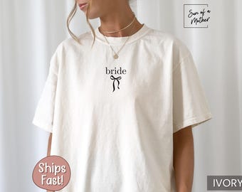 Comfort Colors Bride Shirt Bride to be Shirt Bachelorette Party TShirt Bridal Party Shirt Bride T Shirt Bride T-Shirt Bride Tee Bride Tshirt