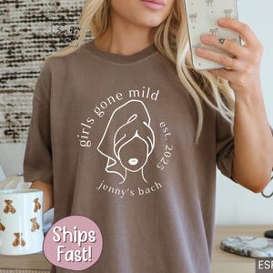 Custom Spa Bachelorette Shirt Comfort Colors Bachelorette Shirt Girls Gone Mild Bachelorette Weekend Shirt Bach Shirts Bachelorette Tshirt