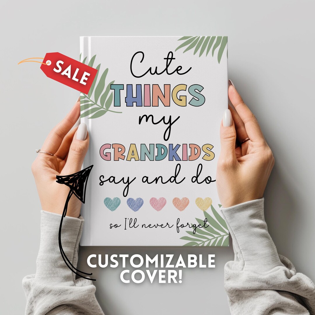 Grandparent Journal for Grandma Gift From Grandkid New Grandma Memory