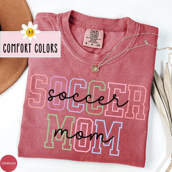 Soccer Mom Shirt Comfort Colors® Soccer Mama T Shirt Soccer Mom Tshirt Soccer Mom Gift Soccer Shirt Soccer Coach Gift Cute Soccer Mom Tee