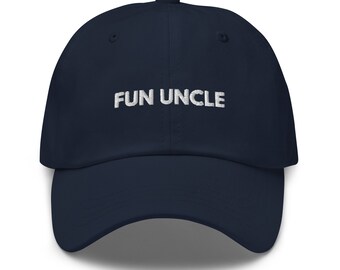 Fun Uncle Hat, Gift for Uncle from Nephew, Embroidered Uncle Hat, Funny New Uncle Gift, Gift for Uncle from Niece, Uncle Birthday Gift