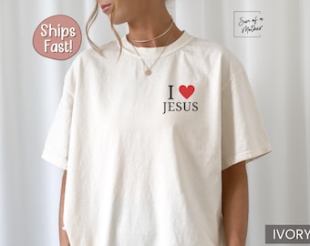 Jesus Shirt Comfort Colors Christian Tee Jesus Loves You Jesus Tshirt Jesus T Shirt Jesus T-Shirt Christian Easter Shirt Jesus Apparel Shirt