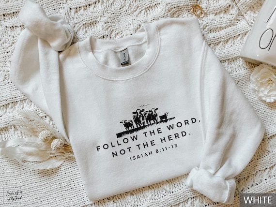 Christian Crewneck Christian Sweatshirt Faith Sweater Church Sweatshirt Religious Sweater Bible Verse Sweater Christian Merch Bible Sweater