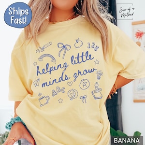 Teacher Comfort Colors Shirt New Teacher Shirt Cute New Teacher Gift Kindergarten Teacher Team Tshirt Preschool Teacher Shirt Teacher Tee