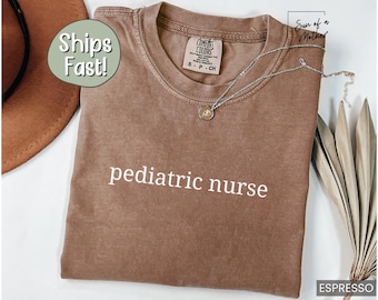 Pediatric Nurse Shirt Comfort Colors® Pediatrics Shirt Peds Shirt Peds Nurse Tshirt Pediatric Nurse Gift Peds Nurse Shirt Pediatric T Shirt