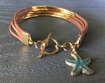 BANGLES Set Of 20 Bracelets Genuine LEATHER Gold Tubes BRACELETS BANGLES Set Of 20 Bracelets Genuine LEATHER Gold Tubes BRACELETS