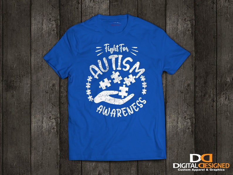 Fight For Autism Awareness Autism Shirt Royal Blue