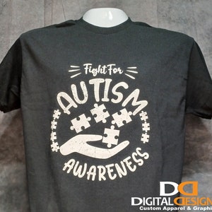 Fight For Autism Awareness Autism Shirt image 1