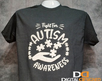 Lucha por la conciencia del autismo / Camisa de autismo