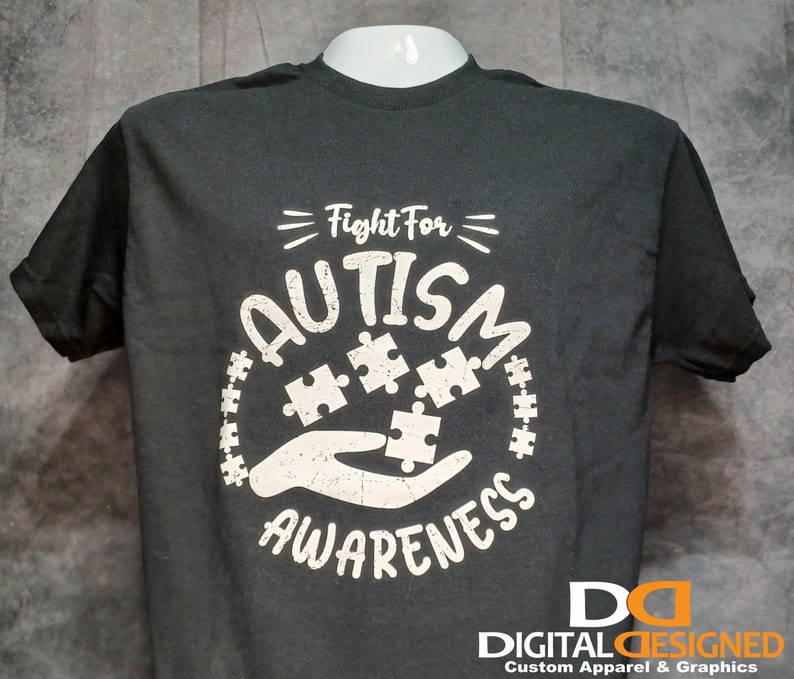 Fight For Autism Awareness Autism Shirt image 1