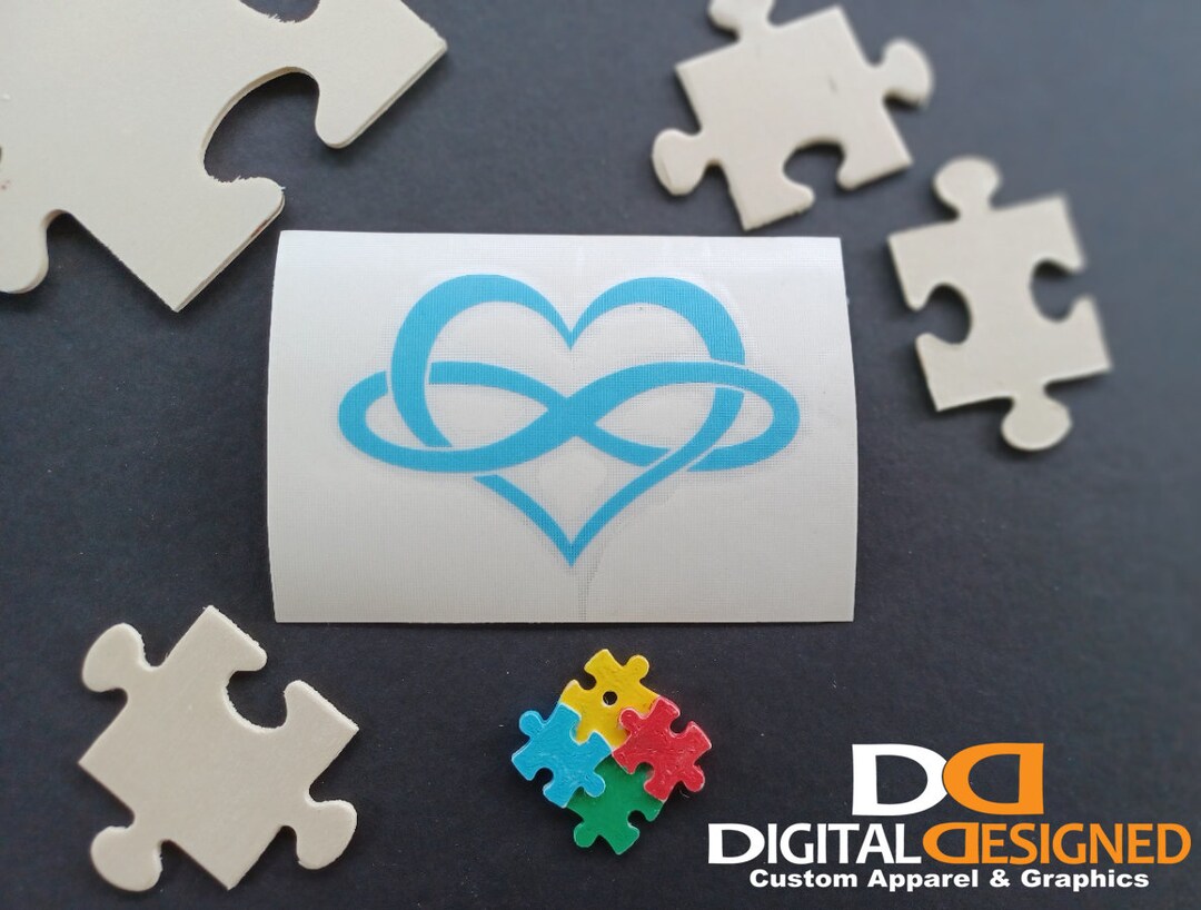 Infinity Heart Car Decal | Vinyl Sticker - Etsy
