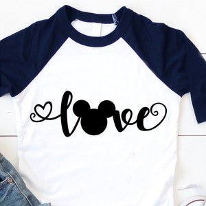 Love svg, Valentines Day Svg, Love Valentine cut, Love mouse svg, Valentine Shirt, Love Designs Cut, Valentine's day svg, Gift For Her