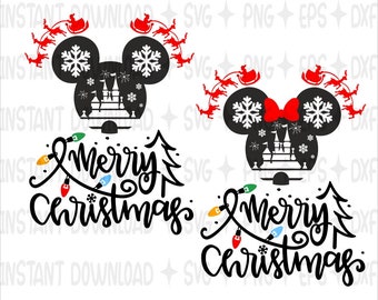 Download Disney Christmas Svg Etsy