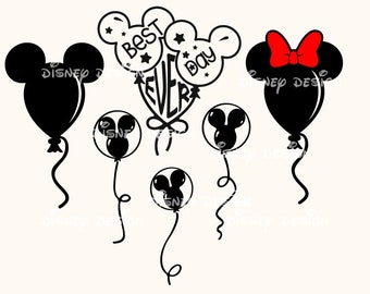 Download Mickey balloon svg | Etsy