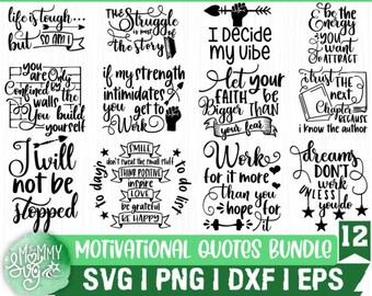 Download Inspirational Quotes Svg Etsy
