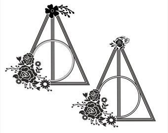 Download Deathly hallows svg | Etsy