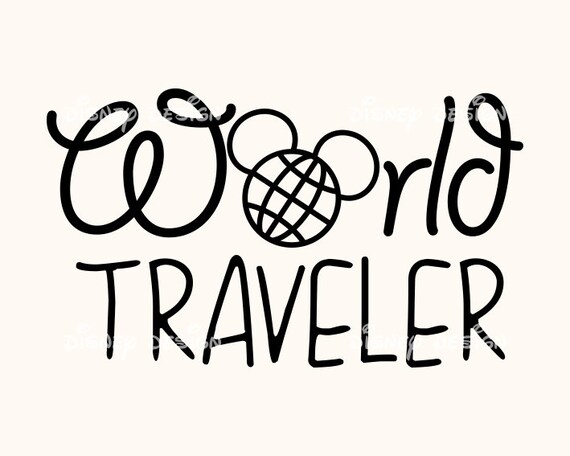 World Traveler Epcot Svg, Princess SVG, Birthday Ears Svg, Girl