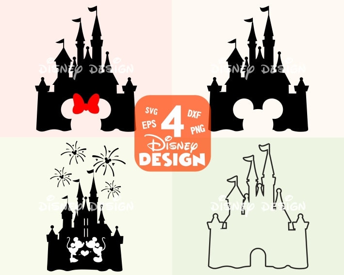 Free Free 283 Disney Castle And Fireworks Svg SVG PNG EPS DXF File