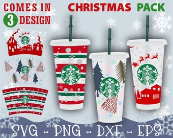 24oz Coffee Cold Cup Wrap,Christmas Cold Cup Svg, Venti Cup Wrap Svg, Xmas Coffee Svg,Christmas Svg,Venti Cold Cup Svg, Tumbler Wrap Png