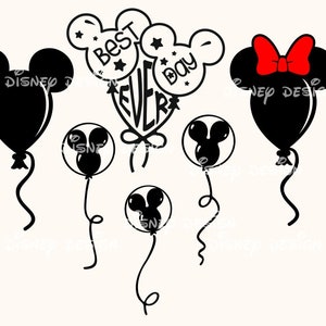 Birthday Mouse Balloon Cricut Svg, Best Day Ever  - Birthday Girl Boy Shirt Svg for cricut and silhouette - printable file -silhouette cameo
