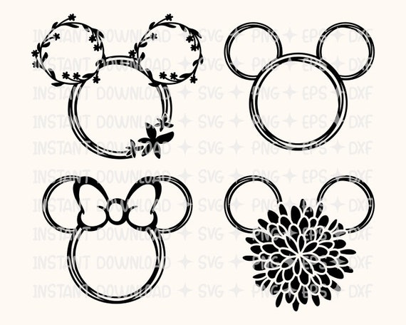 Free Free 278 Minnie Mouse Floral Svg Free SVG PNG EPS DXF File