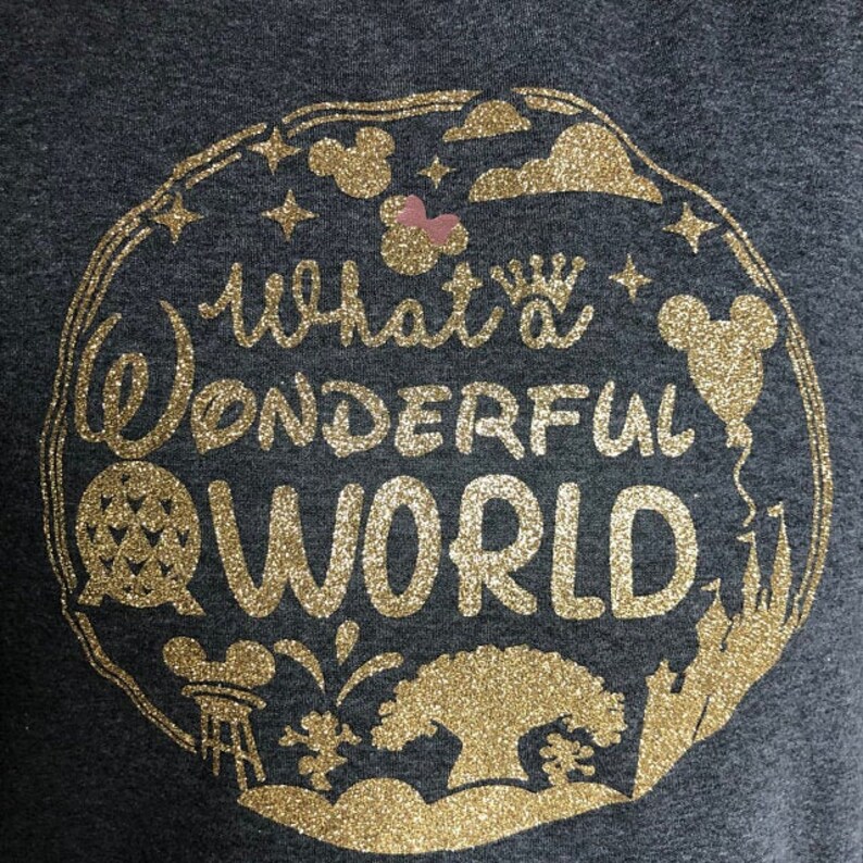 What a wonderful world Disney SVG disney SVG and DXf PNG Etsy