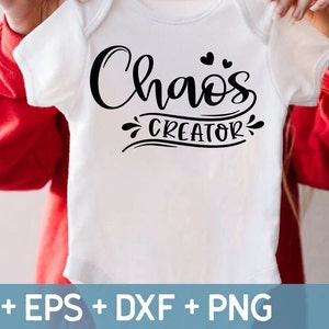 Chaos Creator svg, Mom svg, Teacher Svg, Parent and Child Svg, Mother's Day Gift Svg, Mom Life, Svg para hacer archivos Cricut, Descarga digital