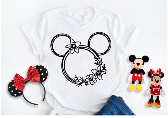 Flower And Garden Minnie Svg Flower And Garden Mouse Etsy